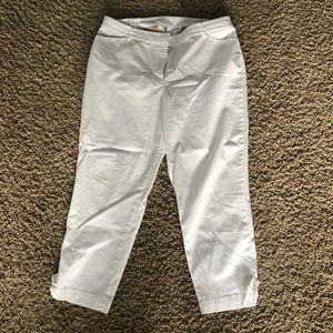 Plus size women’s white jeans from Talbots
